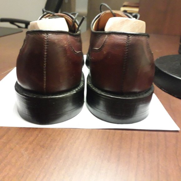 Allen Edmonds Bradley Men's Oxblood Leather SplitT - Picture 4 of 7